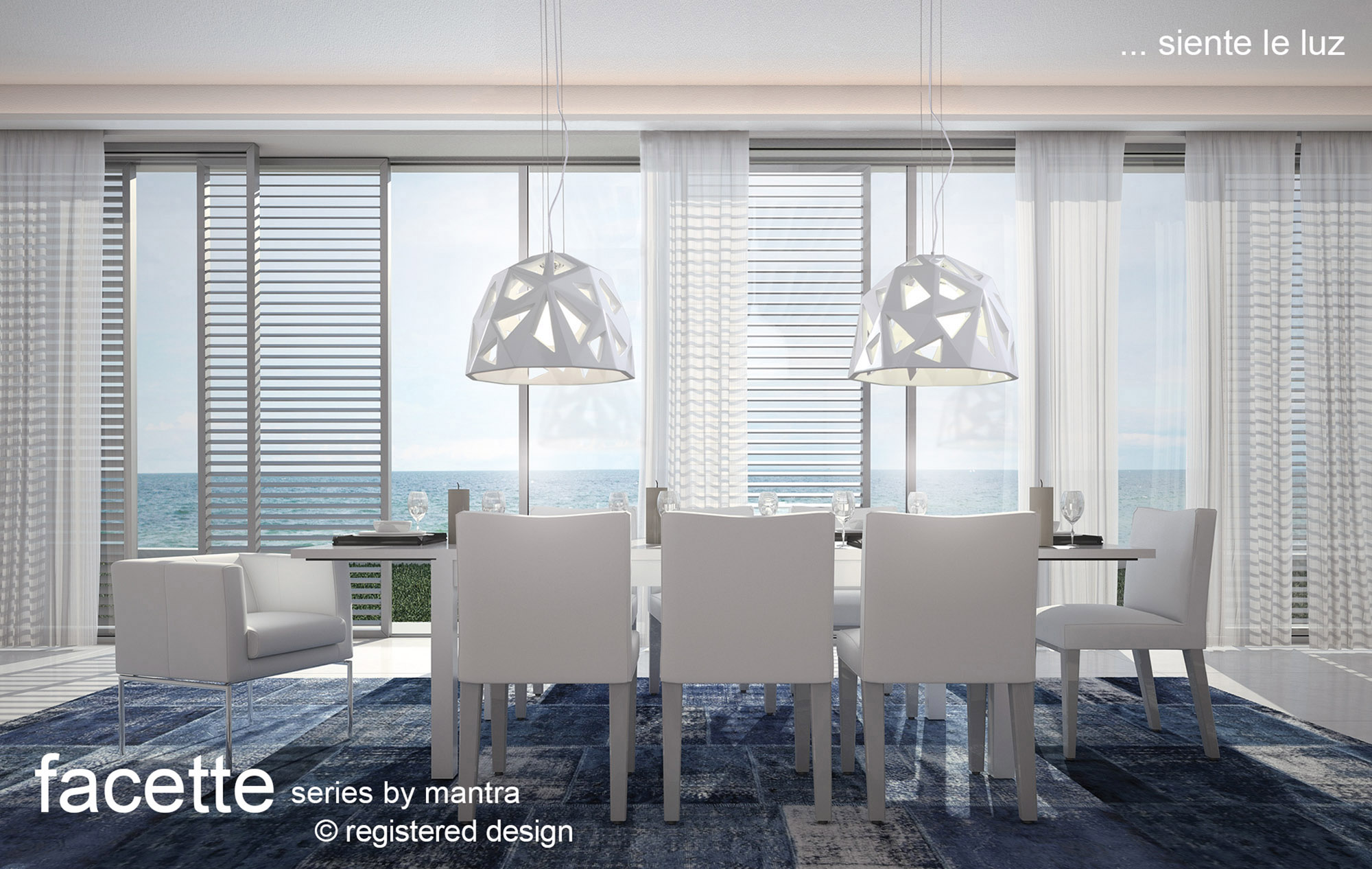 Facette Ceiling Lights Mantra Single Pendant Facette Ceiling Lights Mantra Single Pendant